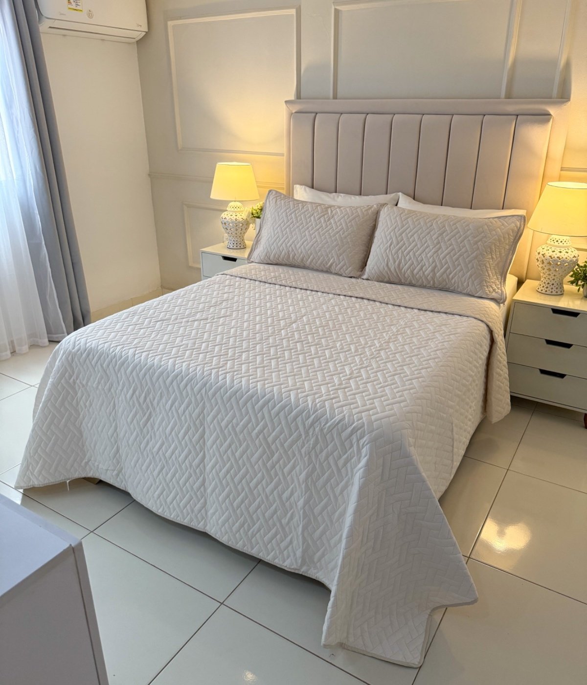Colcha Crema/Beige