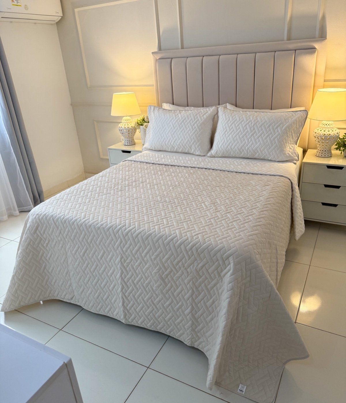 Colcha Crema/Beige