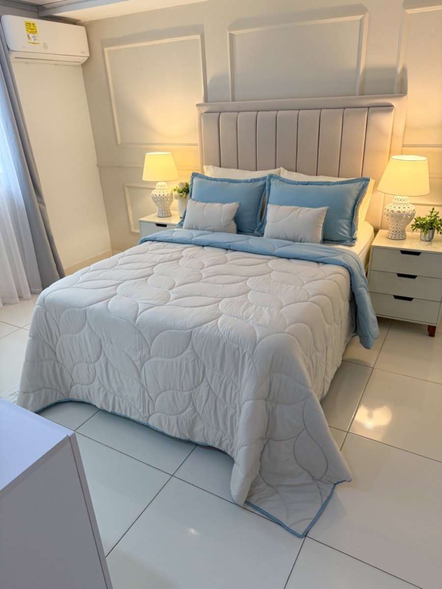 Edredon Beige/Jade