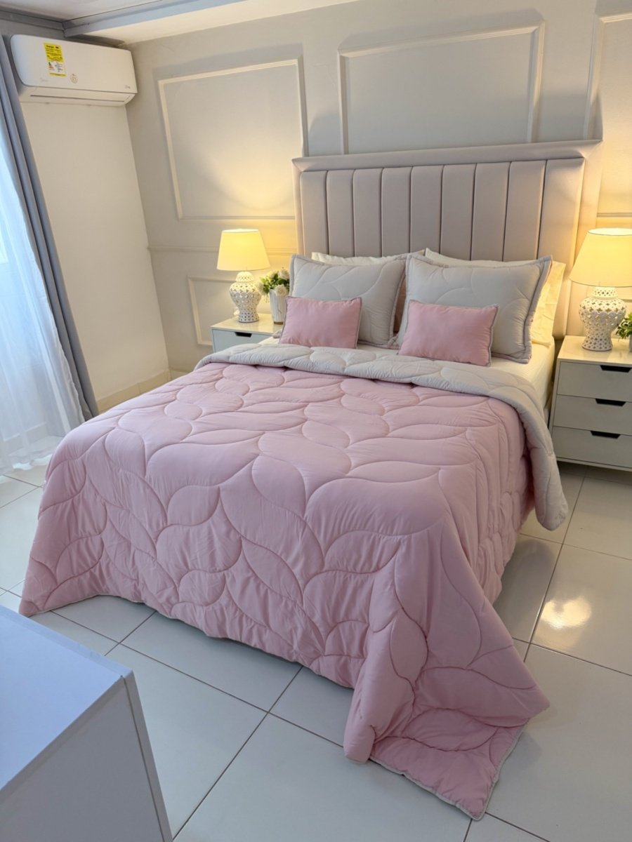 Edredon Pink/Beige