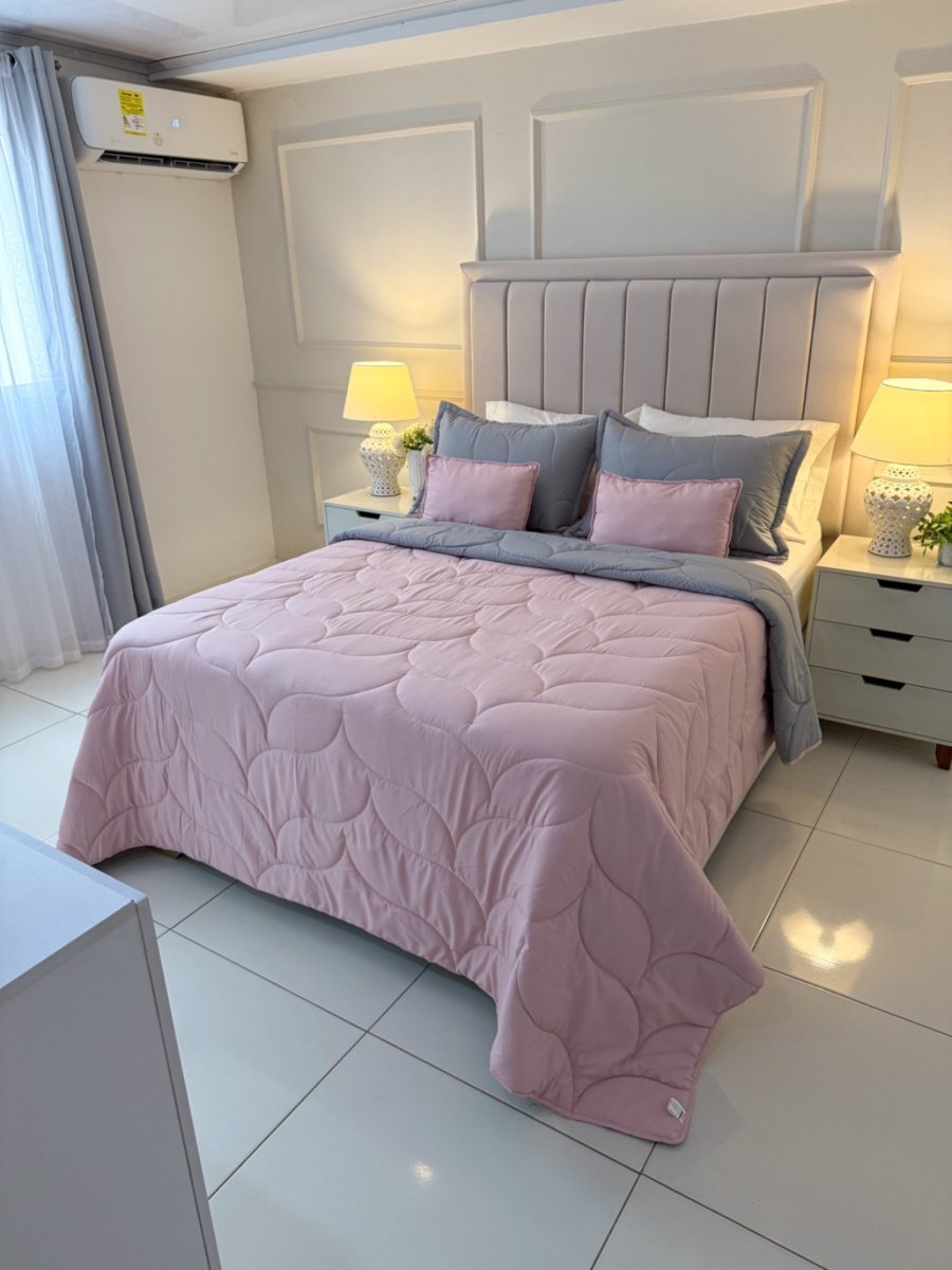 Edredon Pink/Plata